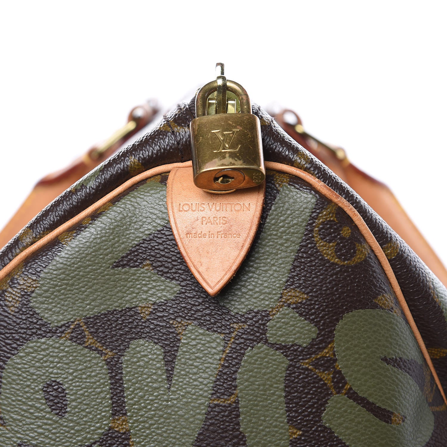 Louis Vuitton Graffiti Keepall 50 Kaki 7 of 16