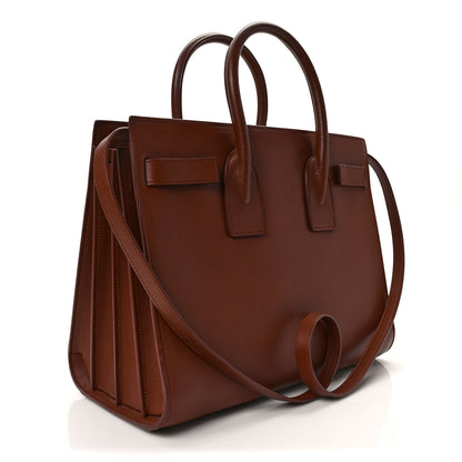 Saint Laurent Calfskin Small Sac De Jour Cognac 3 of 11