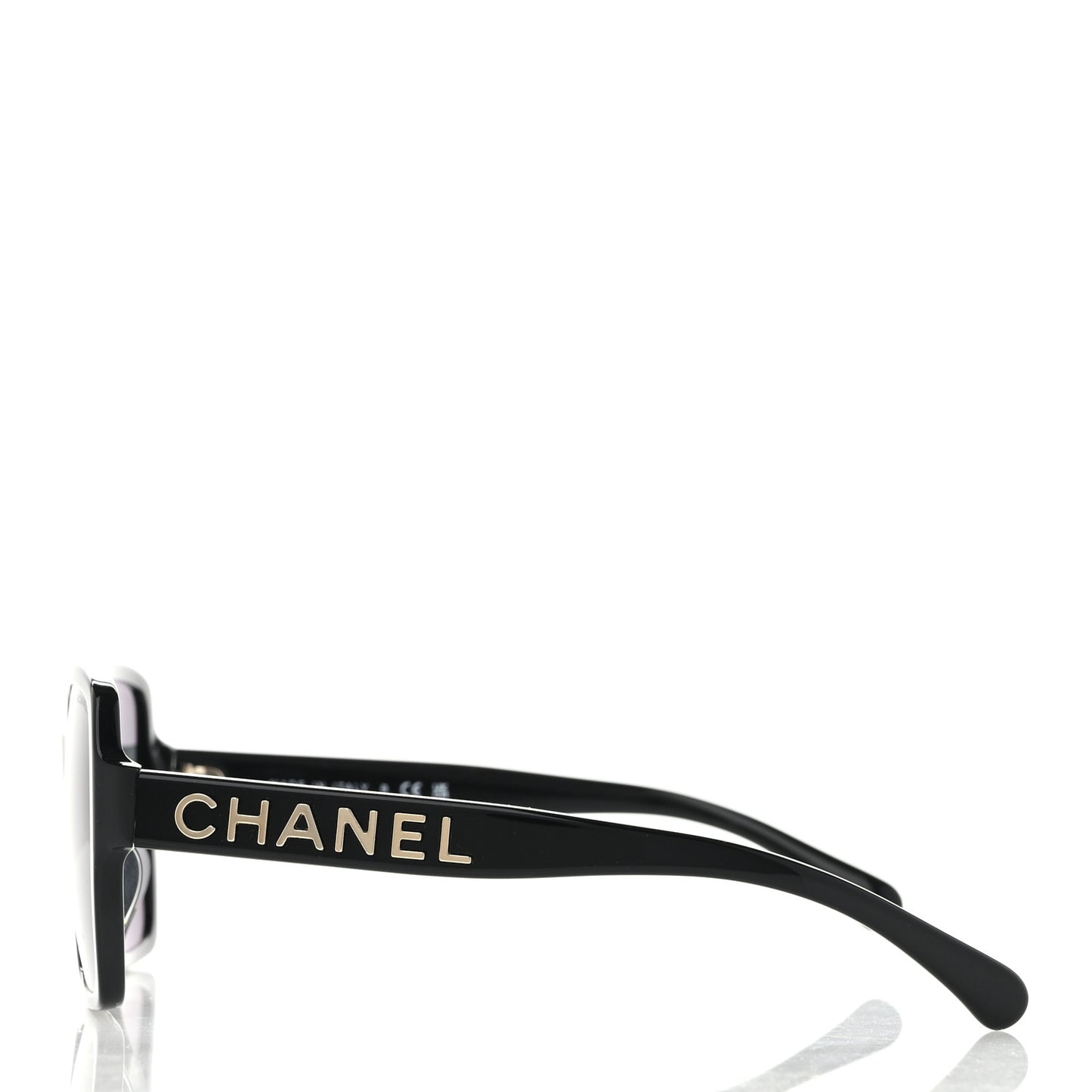 Acetate Square Sunglasses 5408-A Black