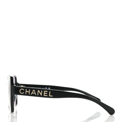 Chanel Acetate Square Sunglasses 5408-A Black 3 of 6