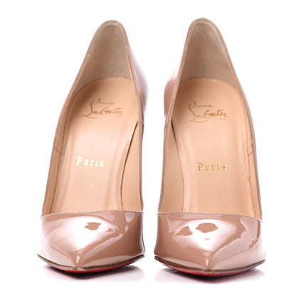 Christian Louboutin Patent So Kate 120 Pumps 37.5 Nude 2 of 10