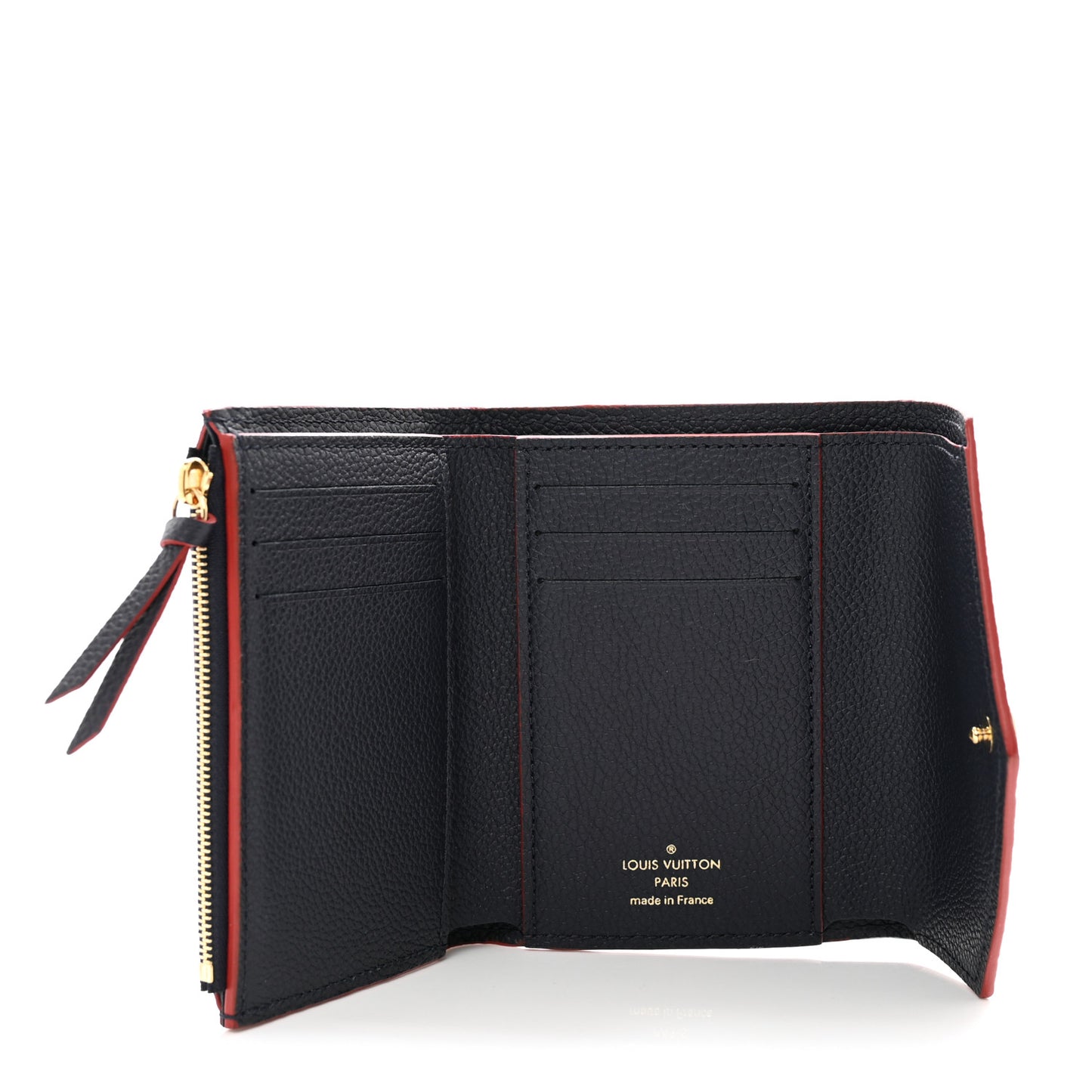 Empreinte Zoe Wallet Marine Rouge
