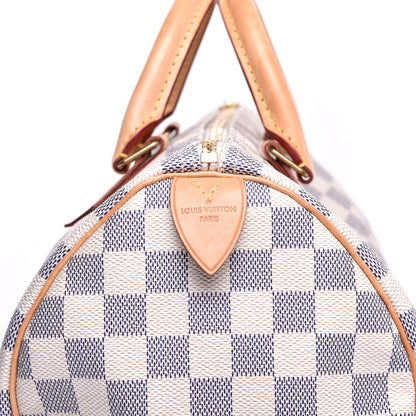 Louis Vuitton Damier Azur Speedy 30 8 of 11