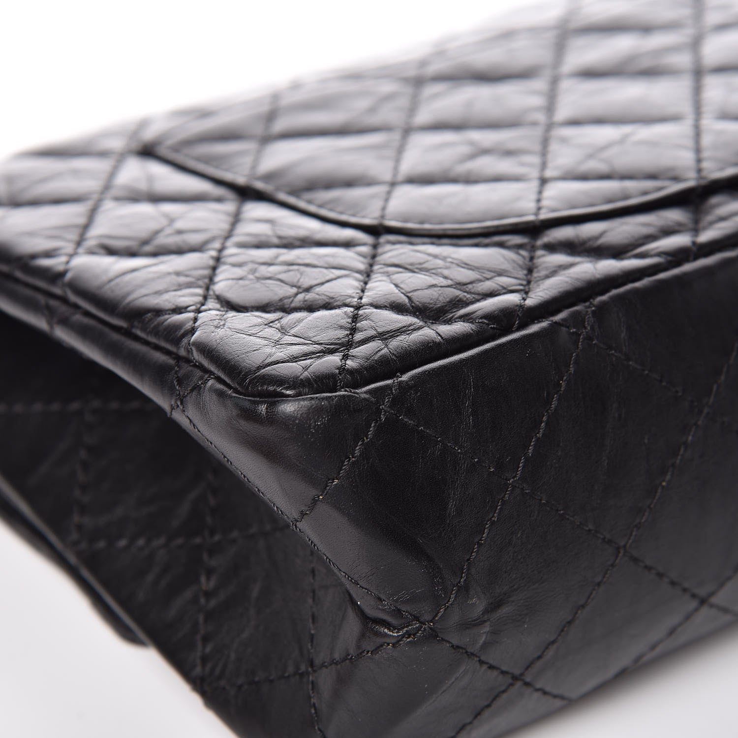 Chanel Aged Calfskin Quilted 2.55 Reissue 226 Flap Black 11 of 12