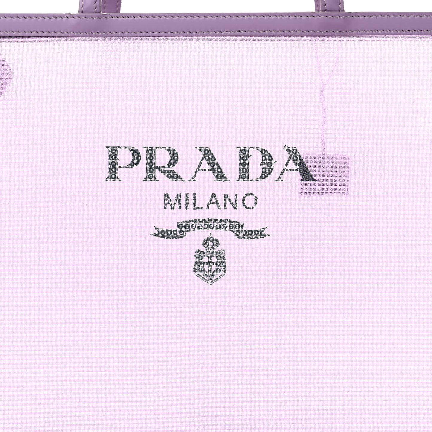 Mesh Paillettes Spazzolato Logo Shopping Tote Lilium