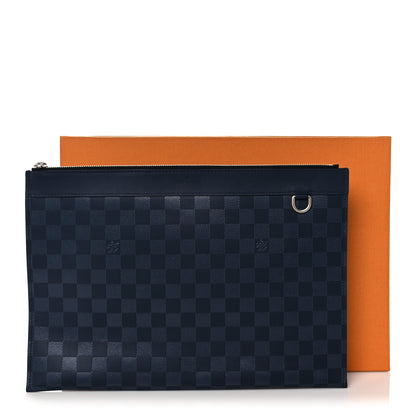 Louis Vuitton Damier Infini Discovery Pochette GM Astral Silver 9 of 9