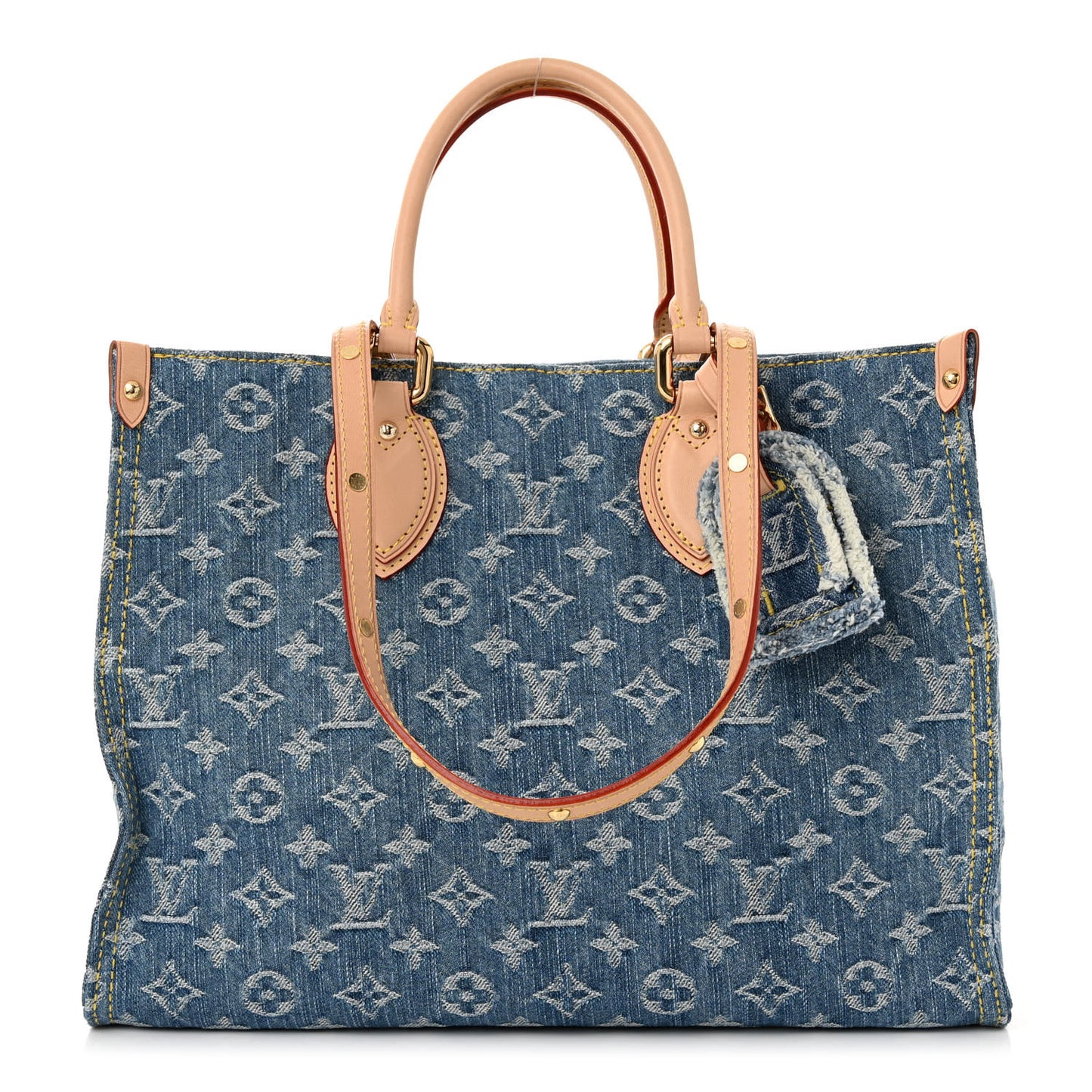 Monogram Denim Onthego MM Blue