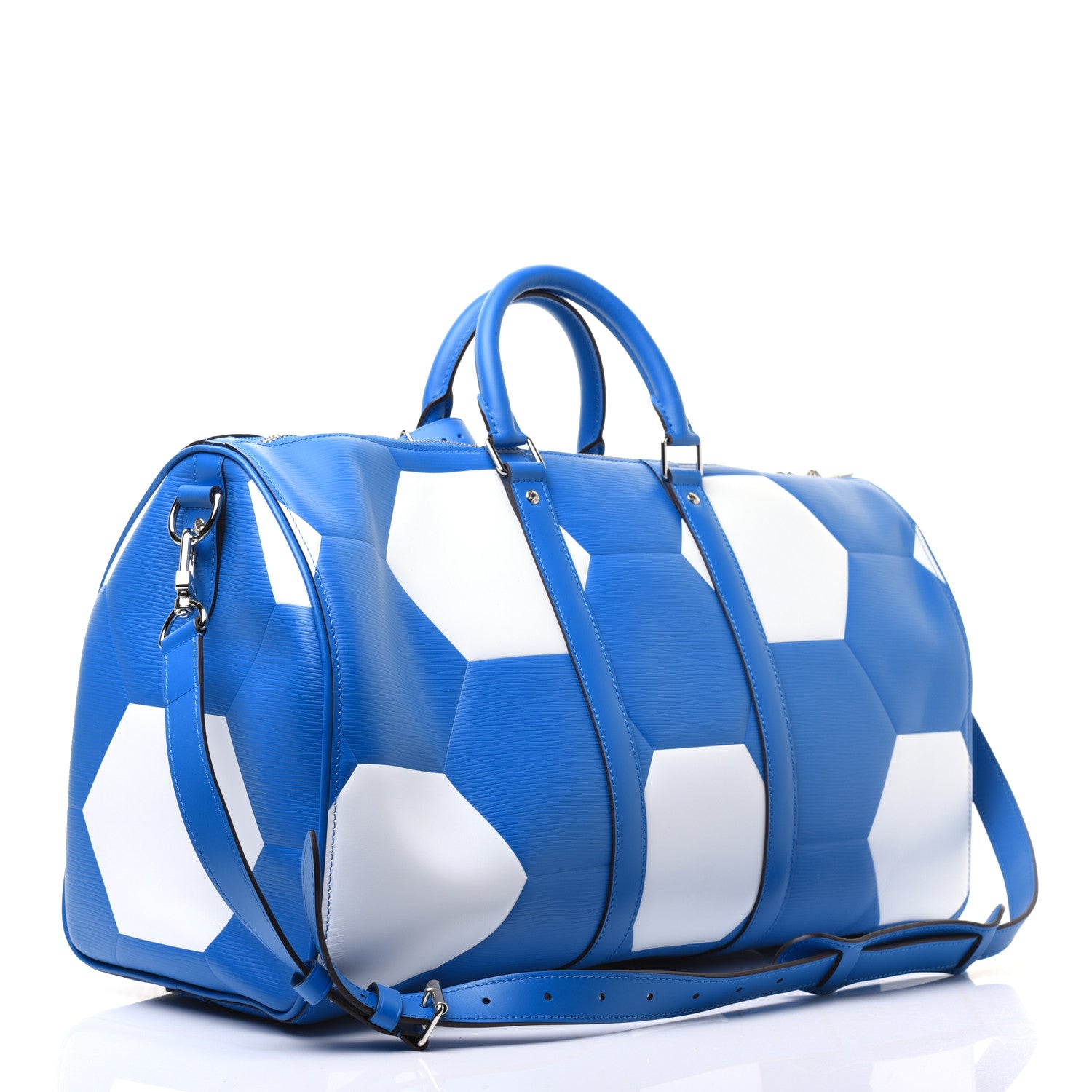 Louis Vuitton Epi World Cup Keepall 50 Blue 2 of 18