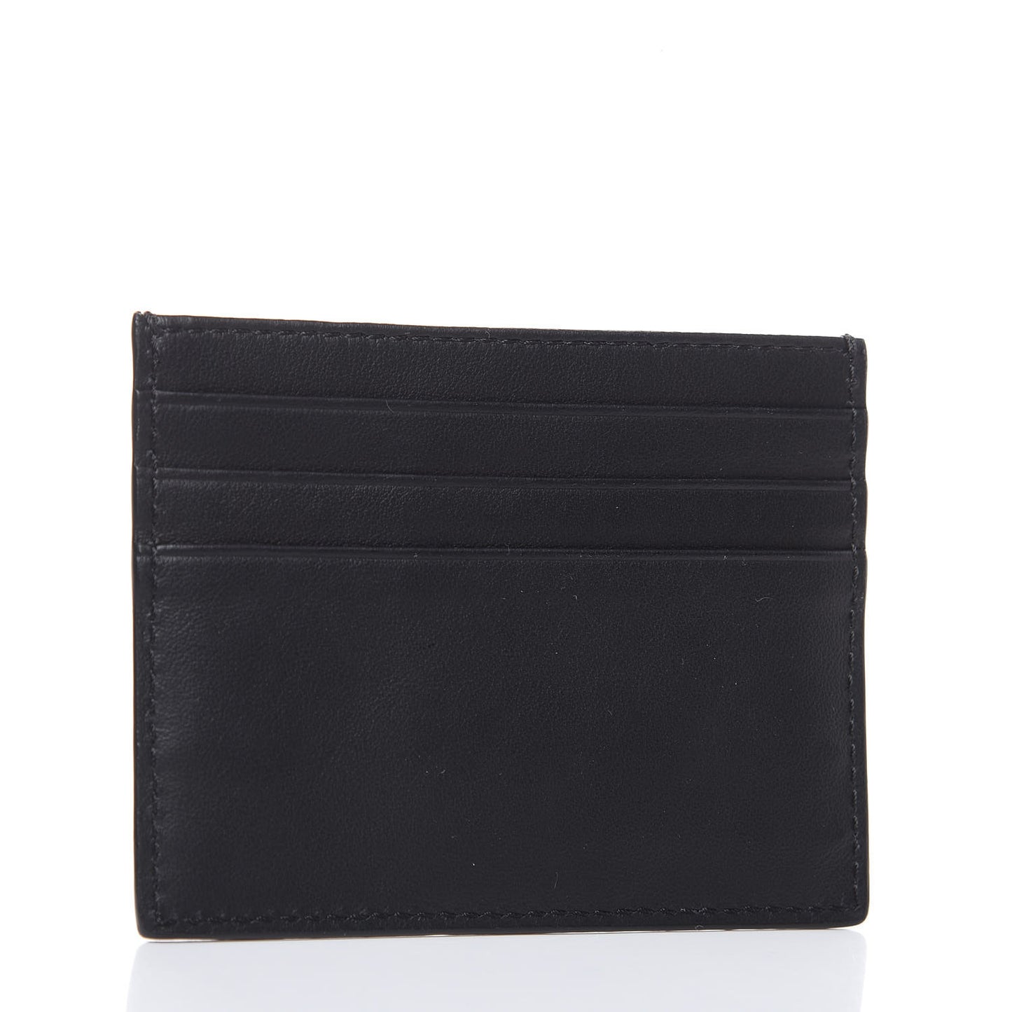 Vitello Grace Light I See You Eyes Card Holder Black Giallo Fluo