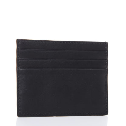 Fendi Vitello Grace Light I See You Eyes Card Holder Black Giallo Fluo 3 of 9