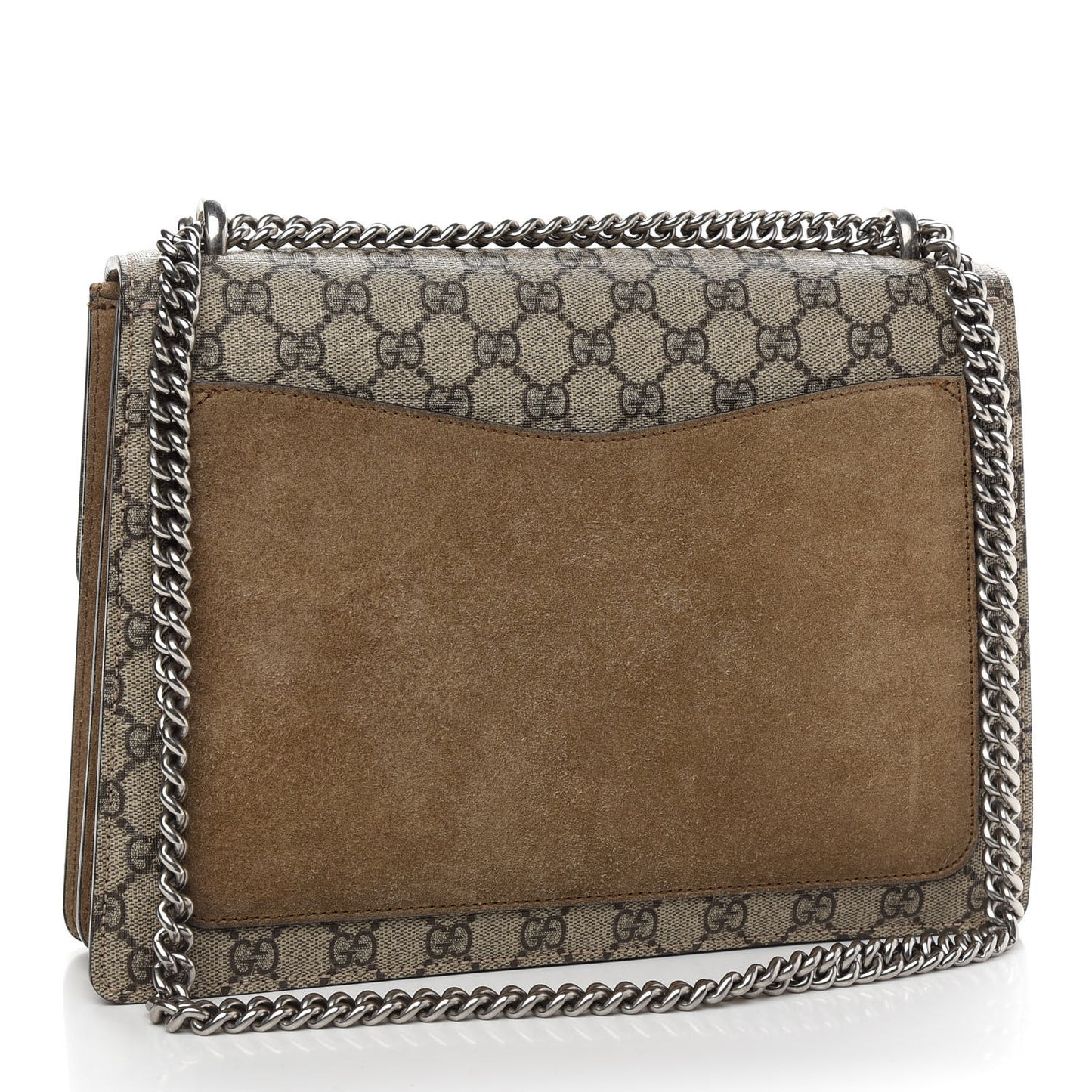 GG Supreme Monogram Medium Dionysus Shoulder Bag Taupe