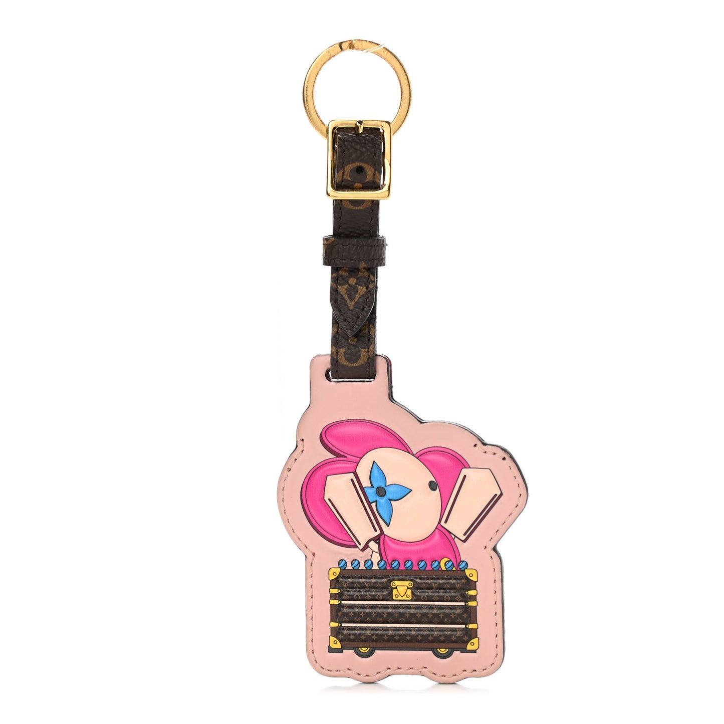 Monogram Calfskin Vivienne Funfair Bag Charm Key Holder