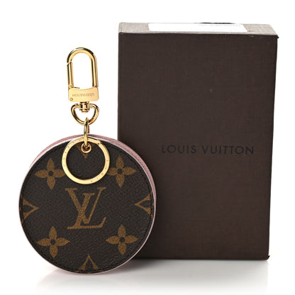 Louis Vuitton Monogram LV Mirror Bag Charm Key Holder Rose Ballerine 5 of 5