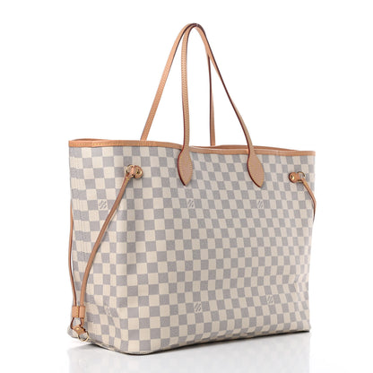 Louis Vuitton Damier Azur Neo Neverfull GM Rose Ballerine 3 of 12