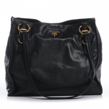 Prada Soft Calf Shoulder Bag Nero Black 1 of 9