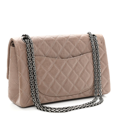 Chanel Aged Calfskin Quilted 2.55 Reissue 226 Flap Taupe 3 of 10