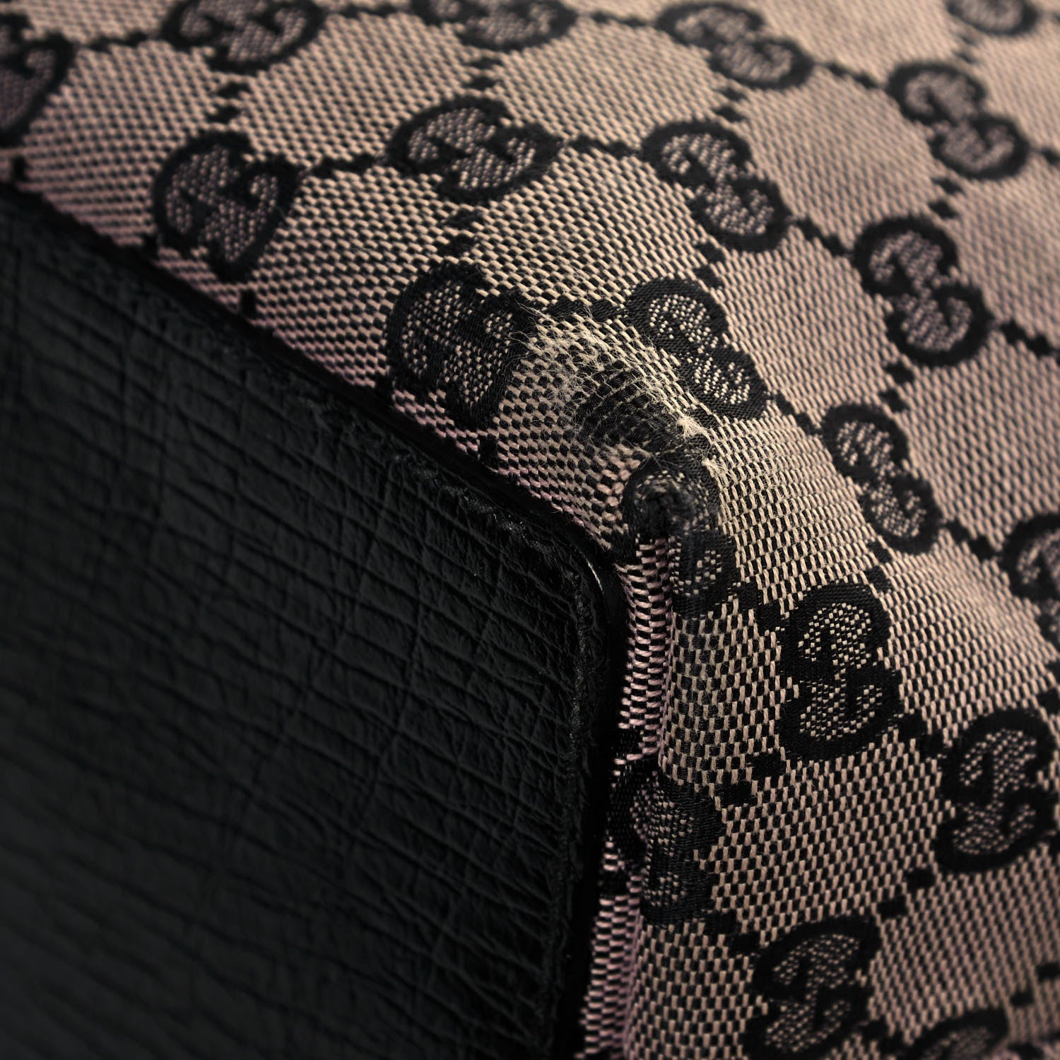 Gucci Monogram Large Bucket Tote Black 11 of 13