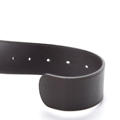 Gucci Calfskin Double G 40mm Belt 85 34 Dark Cocoa 5 of 6