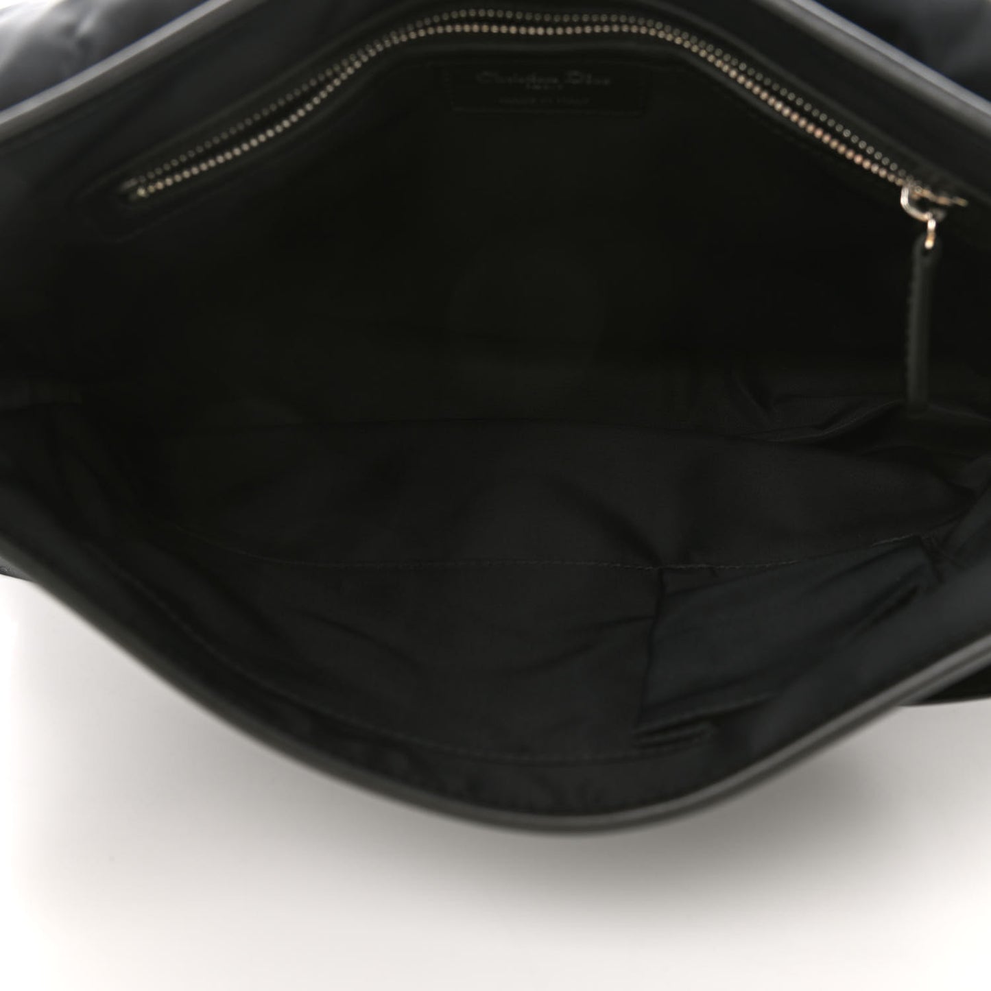 Nylon Cannage Charming Lock Messenger Bag Black