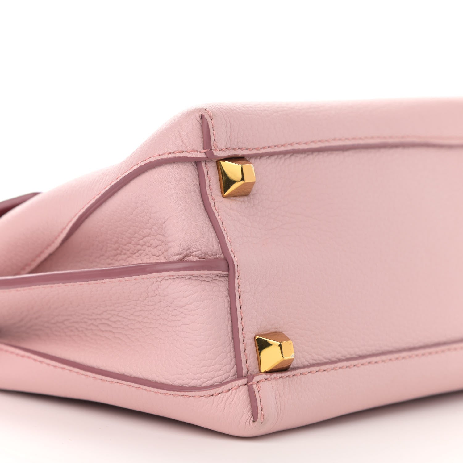 MCM Grained Calfskin Small Milla Crossbody Pale Mauve 8 of 9