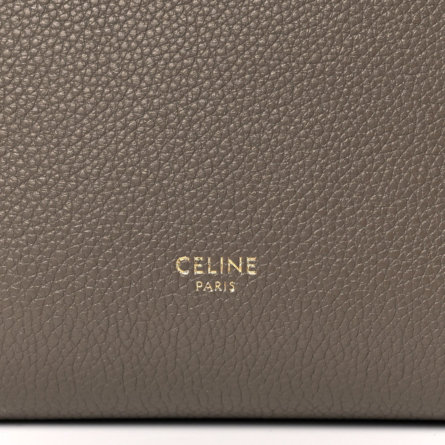 Soft Grained Calfskin Small Sangle Bucket Bag Taupe