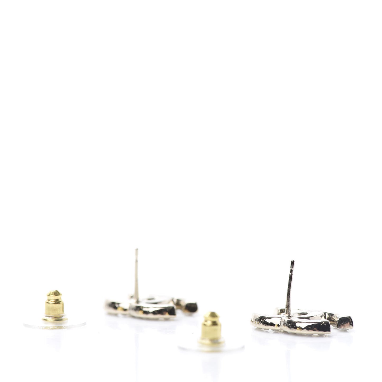 Pearl CC Earrings Gold