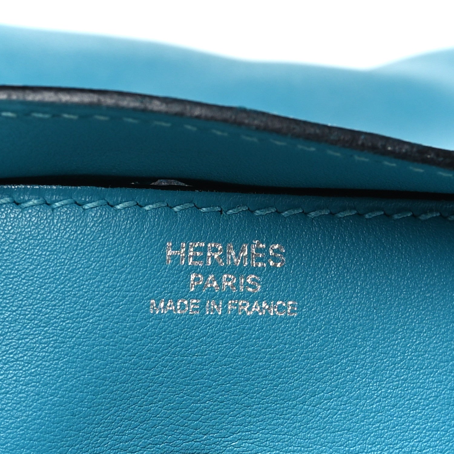 Hermes Swift Lindy 30 Turquoise 6 of 9