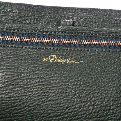 3.1 Phillip Lim 3.1 Textured Calfskin Large Pashli Satchel Jade 8 of 9