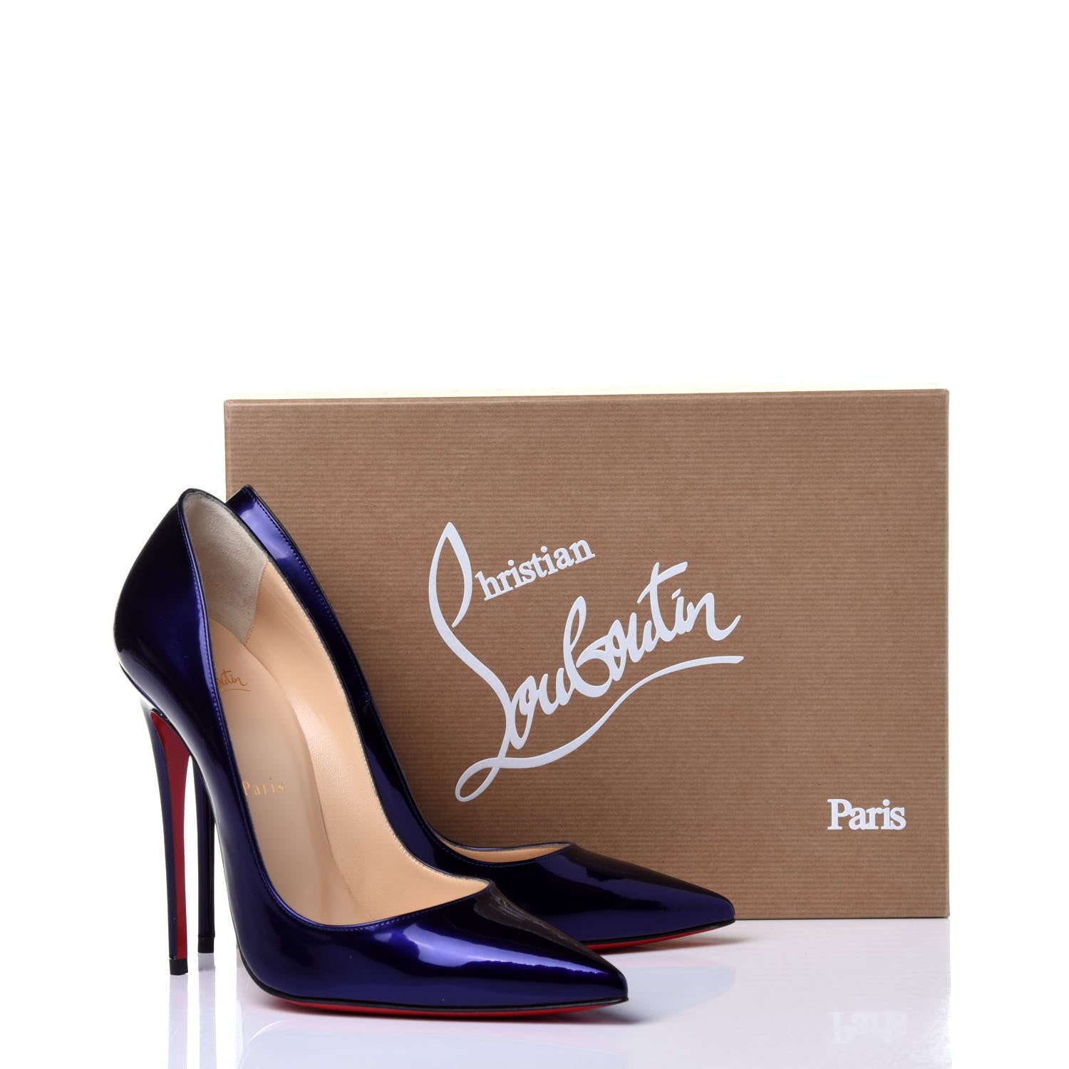 Christian Louboutin Glossy Patent So Kate 120 Pumps 39 Electro 10 of 10
