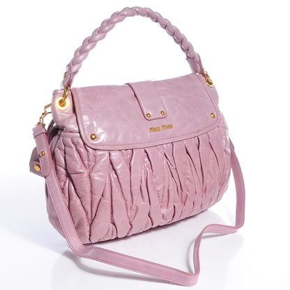 Miu Miu Matelasse Lux Nappa Coffer Hobo Mughetto 3 of 10