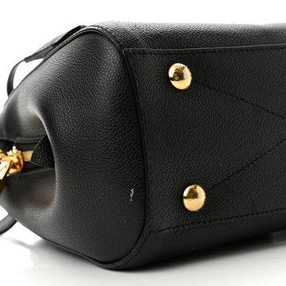 Louis Vuitton Empreinte Monogram Giant Montaigne BB Black Beige 8 of 9
