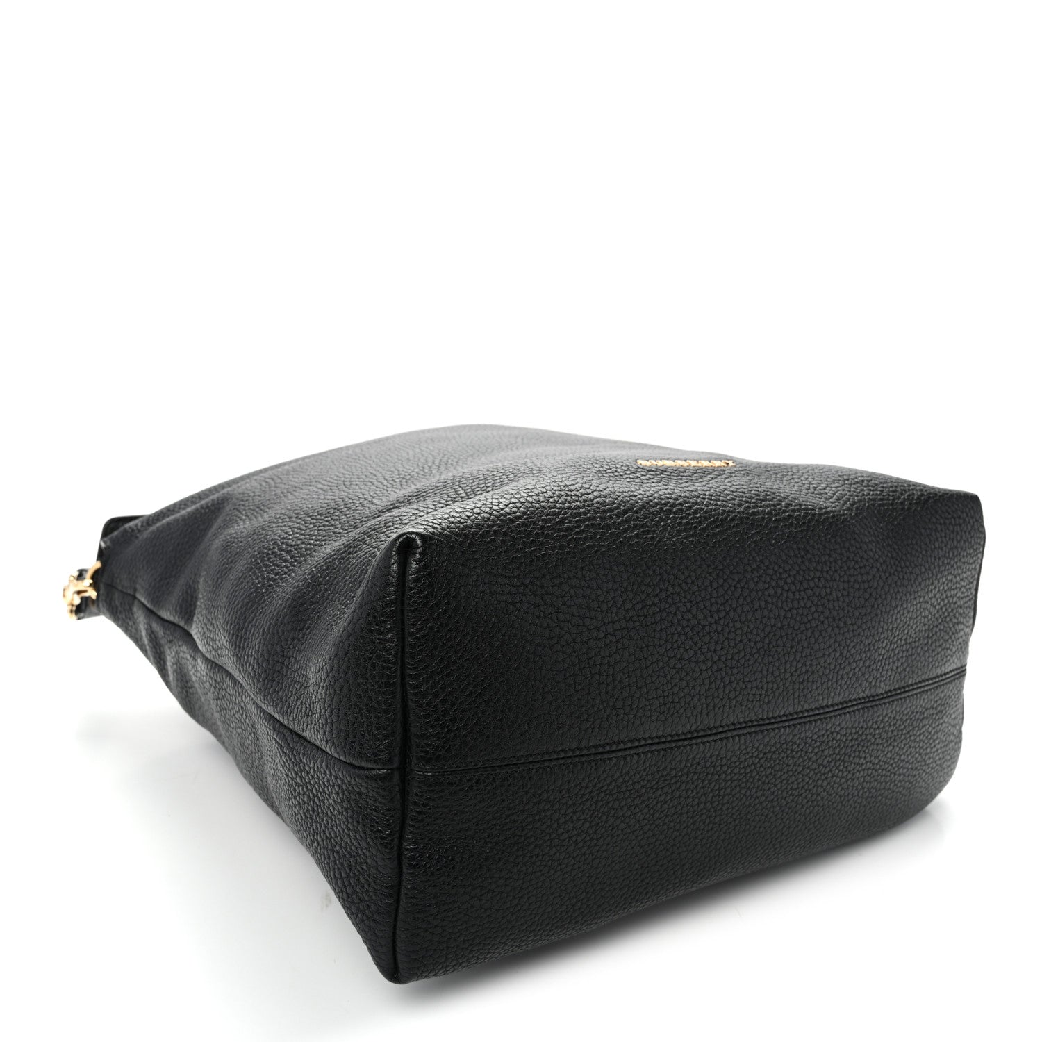 Burberry Grainy Calfskin Medium Cale Hobo Black 4 of 10