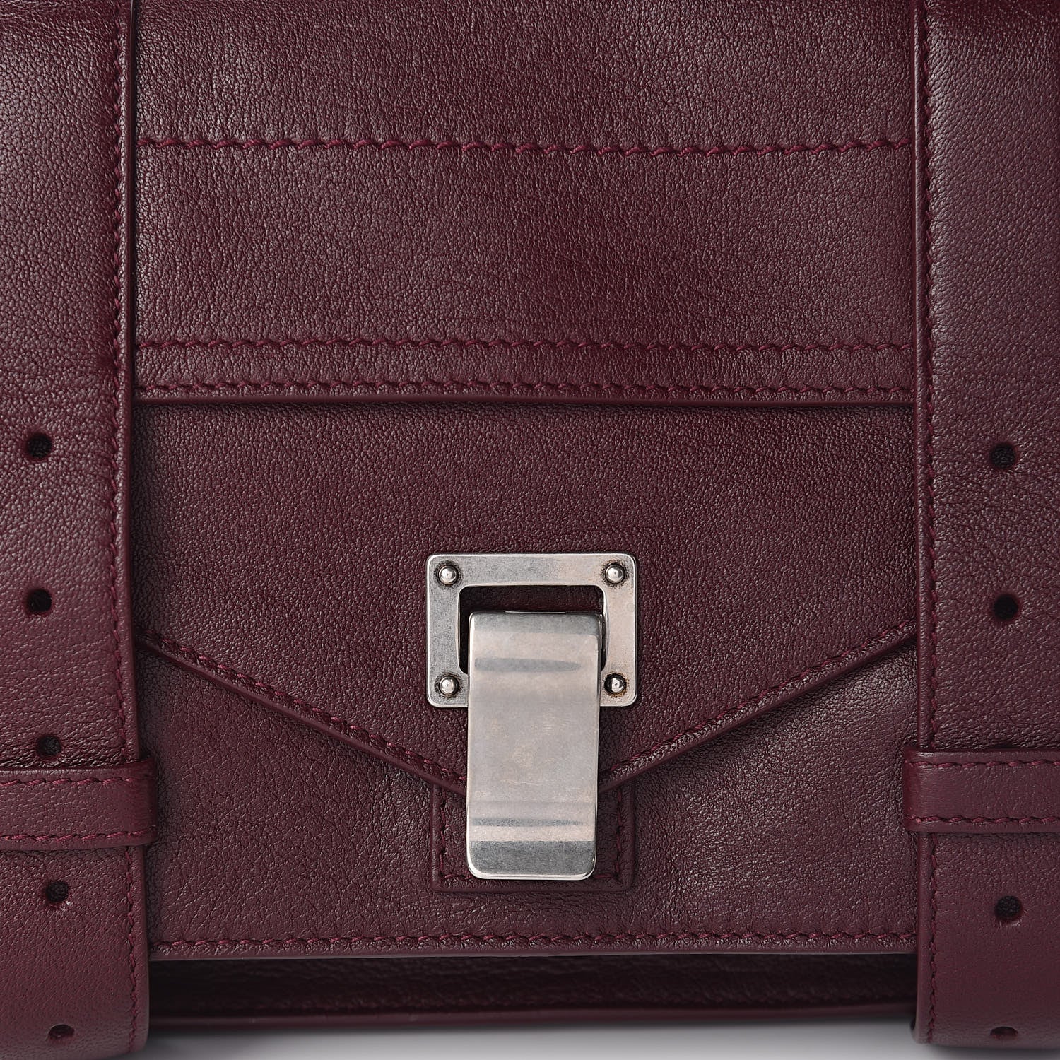 Proenza Schouler Lambskin Tiny PS1 Satchel Oxblood 14 of 14