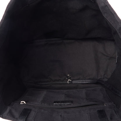 Chanel Nylon Large Travel Tote Black 7 of 10
