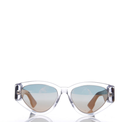 Christian Dior Spirit 2 Oval Sunglasses Transparent Tortoise 2 of 9