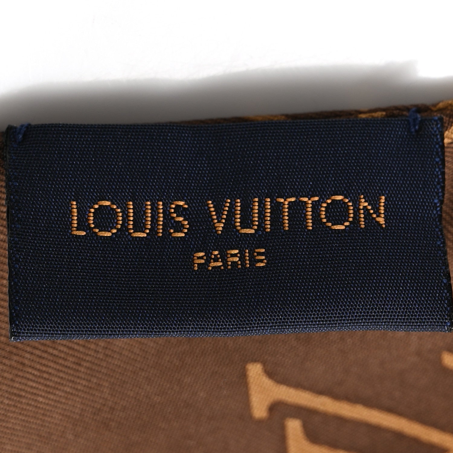 Louis Vuitton Silk Monogram Confidential Bandeau Brown 3 of 4