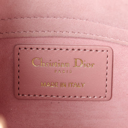 Christian Dior Lambskin Cannage Dioramour Micro Lady D-Joy Rose De Vents 6 of 11