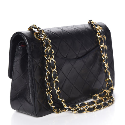Chanel Lambskin Quilted Small Double Flap Black 3 of 17