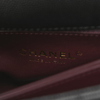 Chanel Caviar Quilted Extra Mini Coco Handle Flap Black 6 of 11