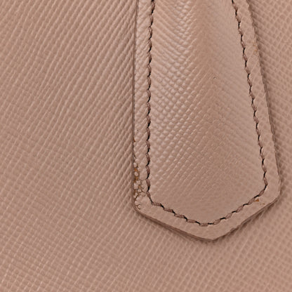 Prada Saffiano Cuir Medium Double Bag Cammeo Rosa 14 of 15