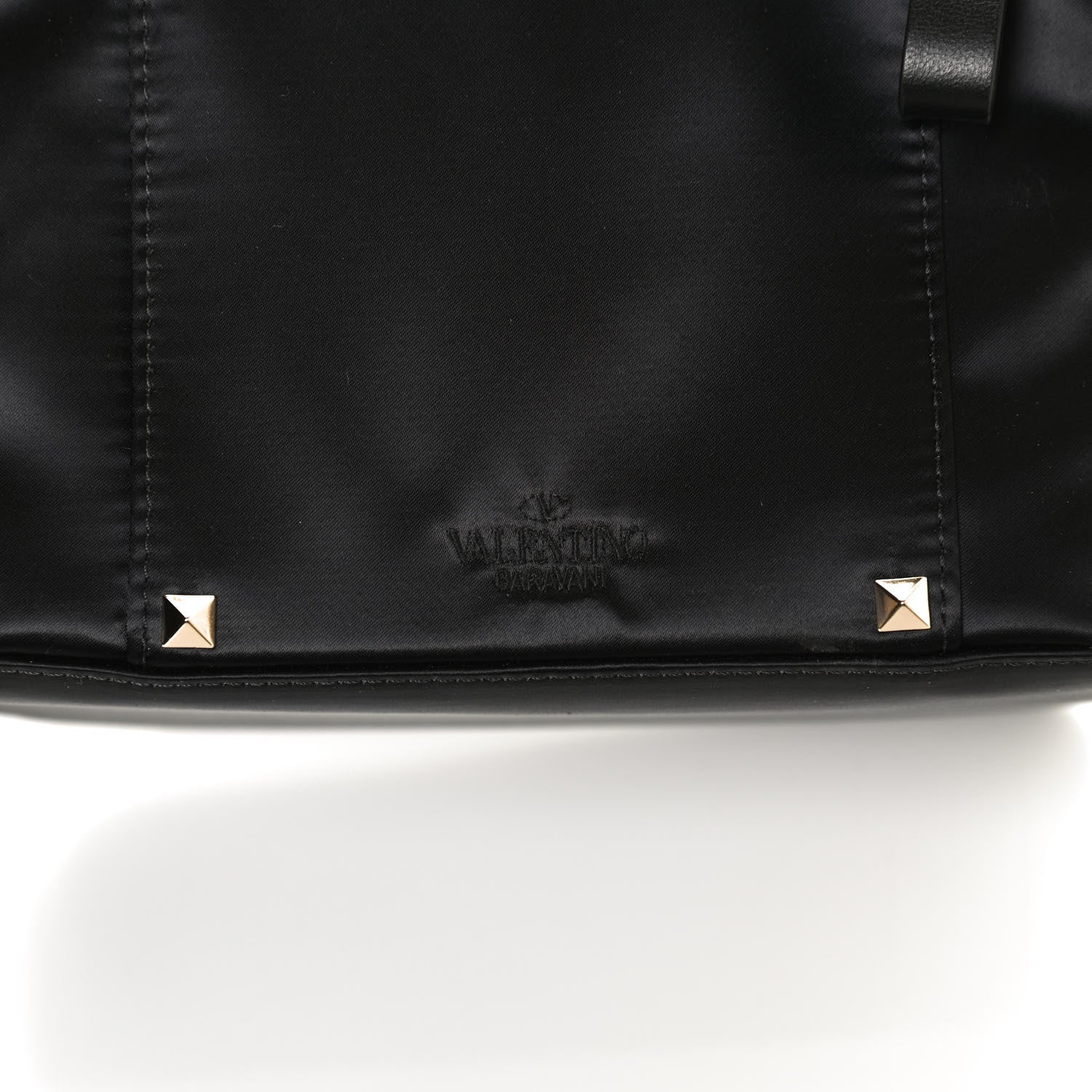 Valentino Garavani Satin Rockstud Vanity Case Black 7 of 10