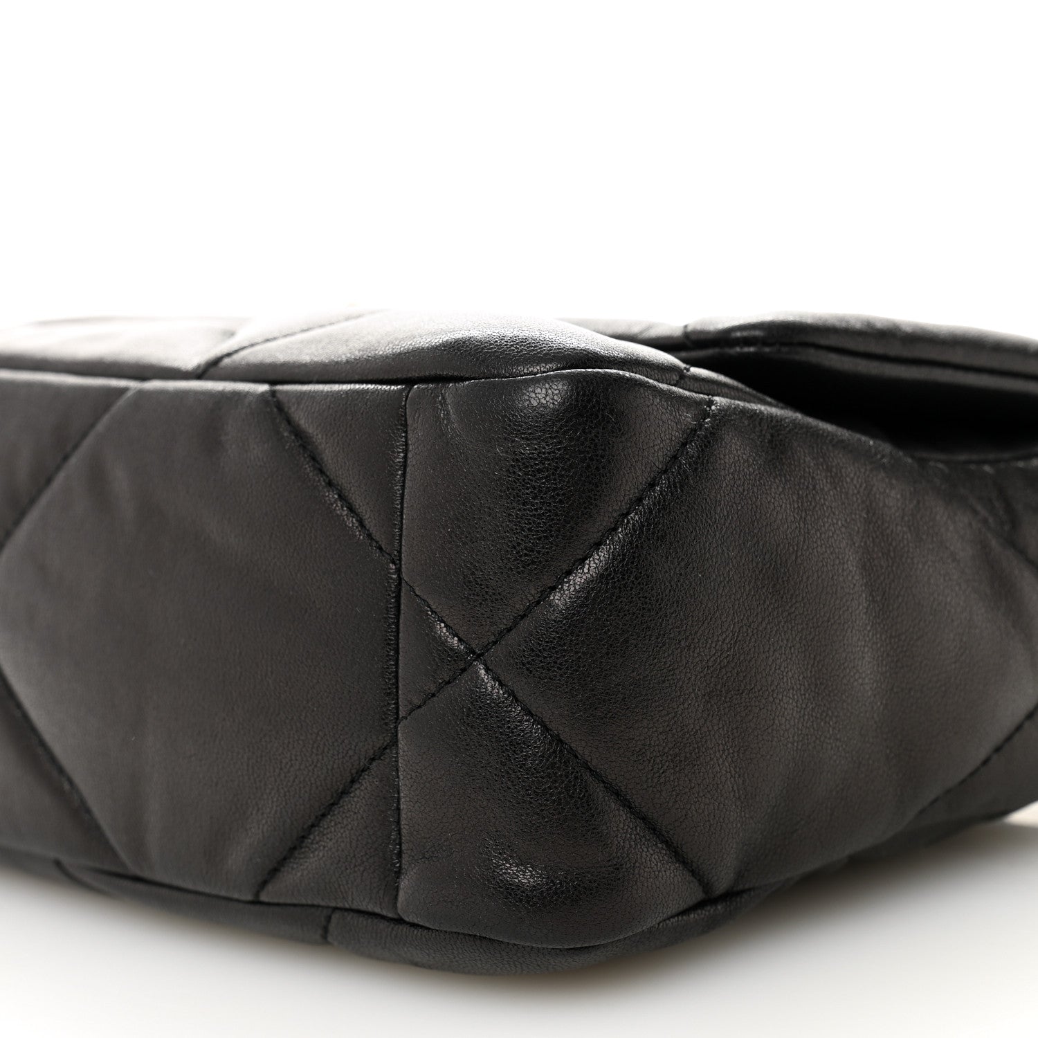 Chanel Lambskin Quilted Medium Chanel 19 Flap Black 10 of 11