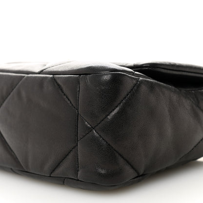 Chanel Lambskin Quilted Medium Chanel 19 Flap Black 10 of 11