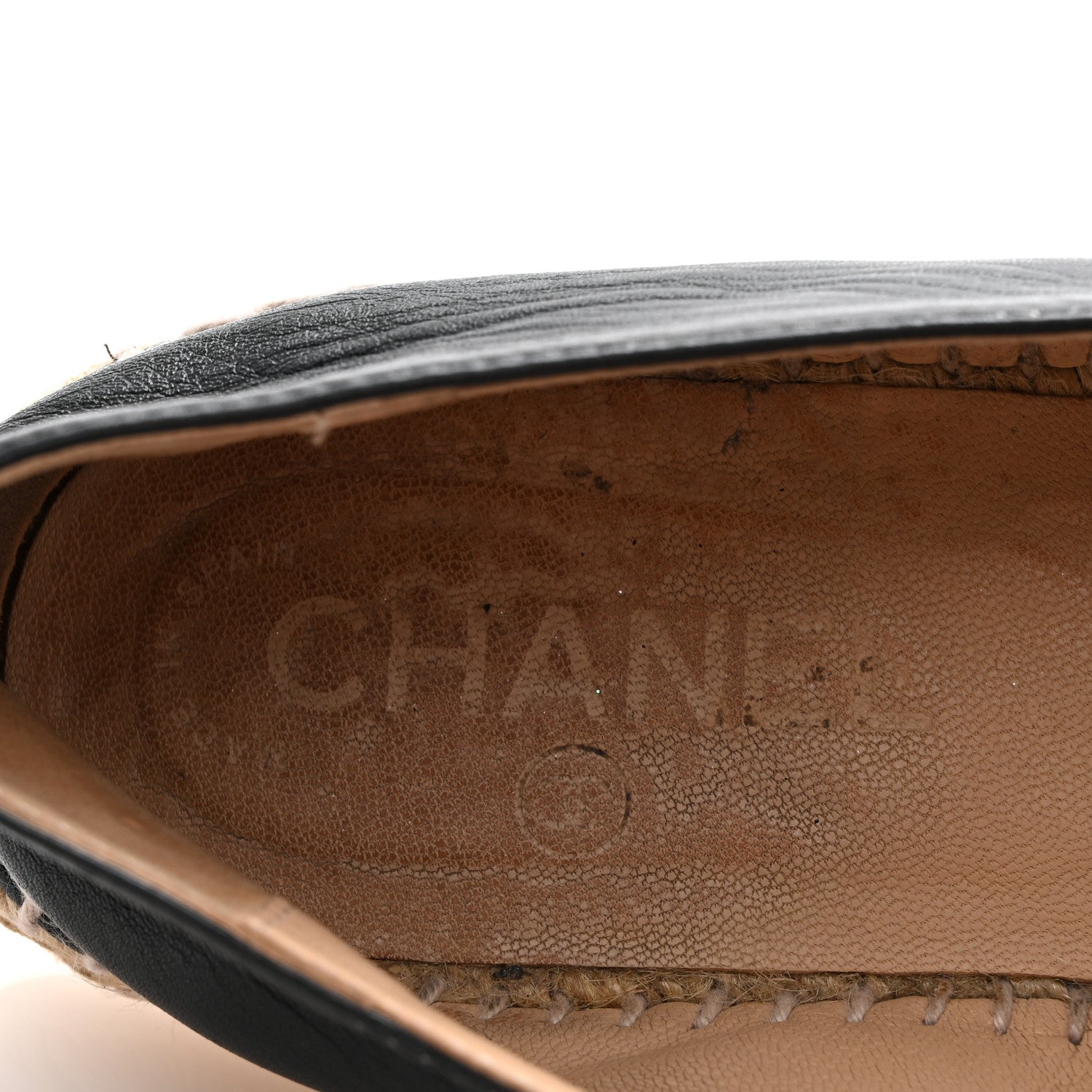 Chanel Lambskin CC Espadrilles 39 Black 8 of 11