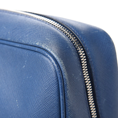 Prada Saffiano Travel Briefcase Bluette 9 of 18