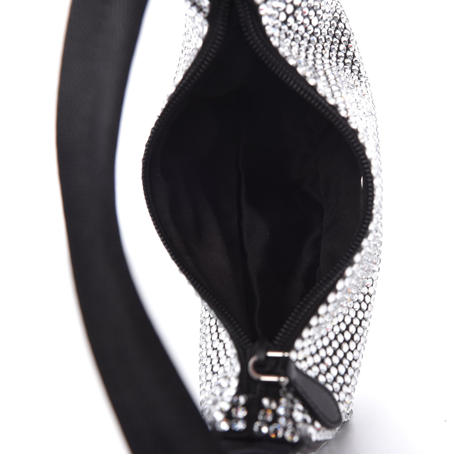 Prada Satin Crystal Mini Re-Edition 2000 Bag Cristal 5 of 12