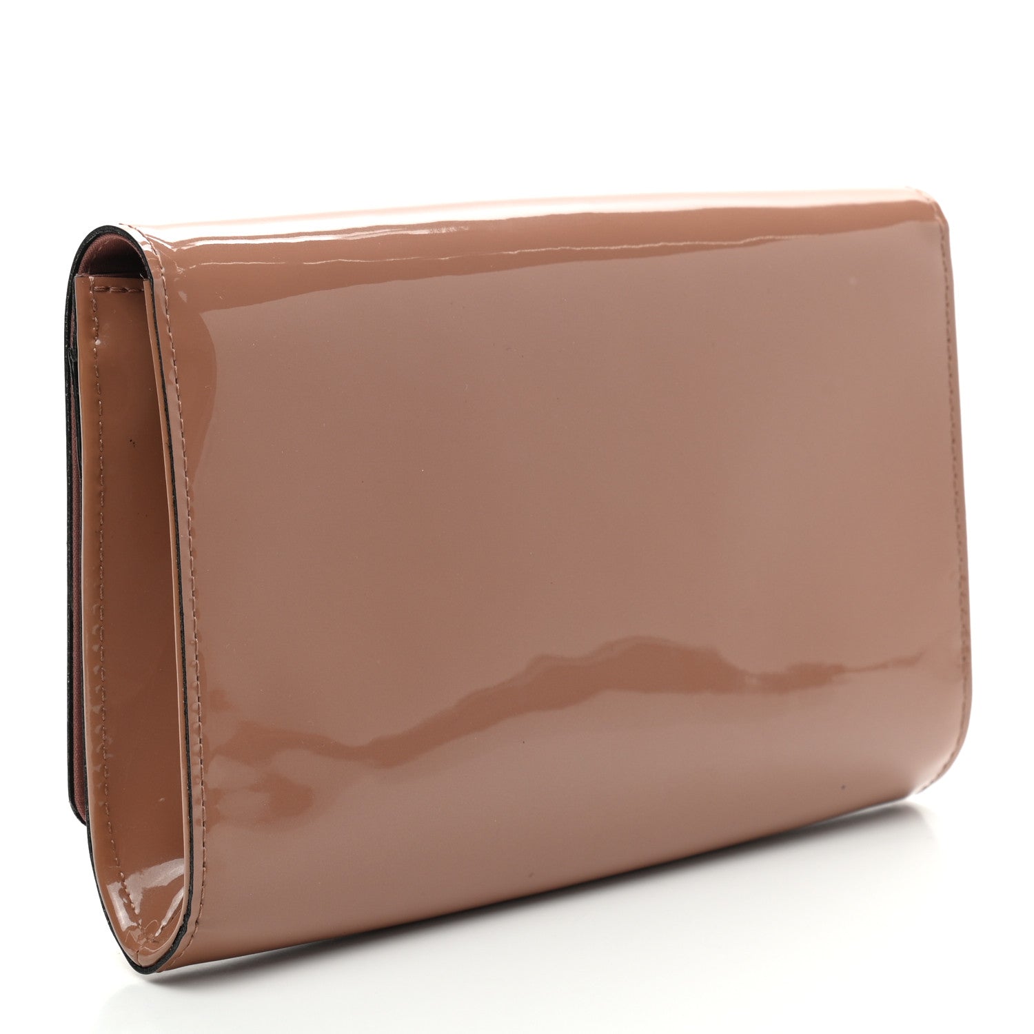 Louis Vuitton Patent Louise New Sobe Clutch Rose Velours 3 of 6