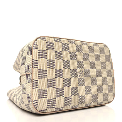 Louis Vuitton Damier Azur Braided Neonoe BB Pink 4 of 10
