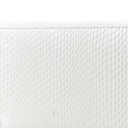 Christian Louboutin Calfskin Lizard Embossed Medium Paloma White 10 of 15