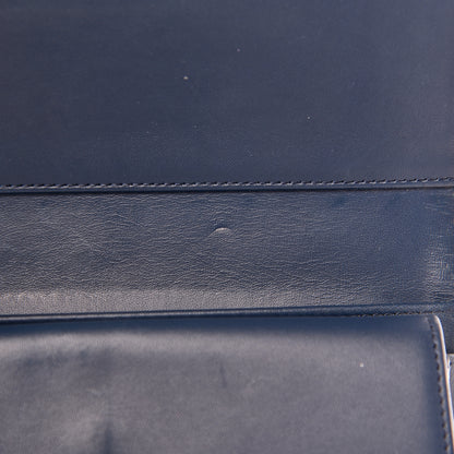 Chanel Patent Calfskin Quilted Large Flap Wallet Blue 10 of 14